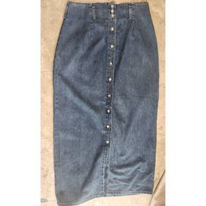 VTG Hunt club Denim button front skirt